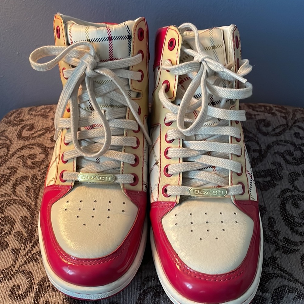 Vintage Coach High Top Sneakers - Picture 5 of 6